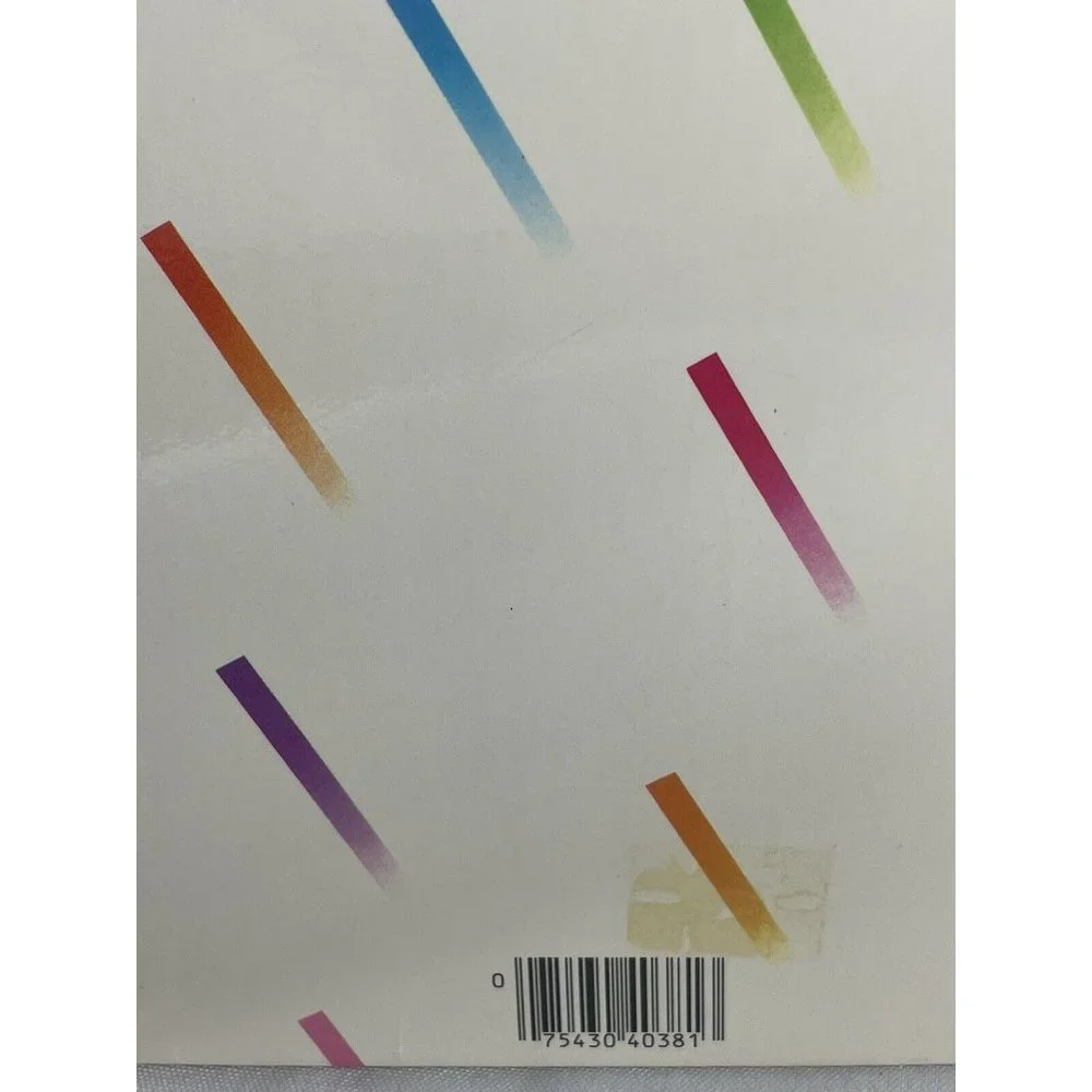 Folder Vintage 1985 Scentex Geometric Shapes Forms No Holes 2 Pockets